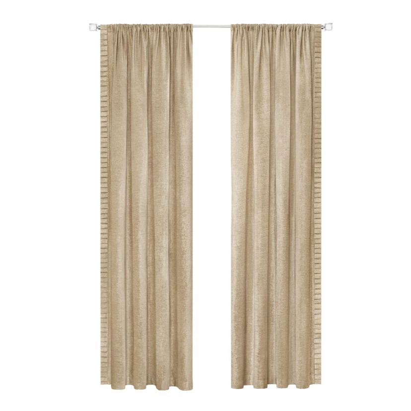 Bordeaux Rod Pocket 52"W Window Curtain Panel