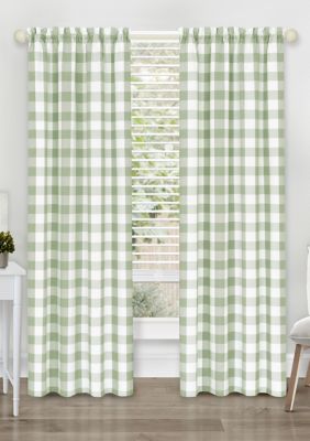 Hunter Rod Pocket Window Curtain Panel