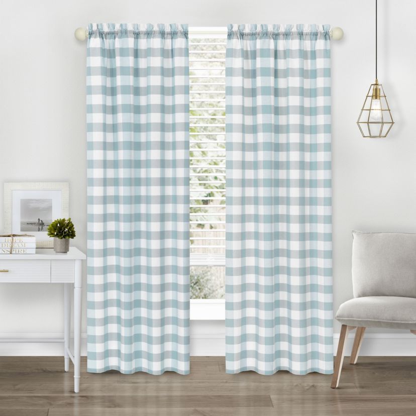 Hunter Rod Pocket Window Curtain 42"W Panel