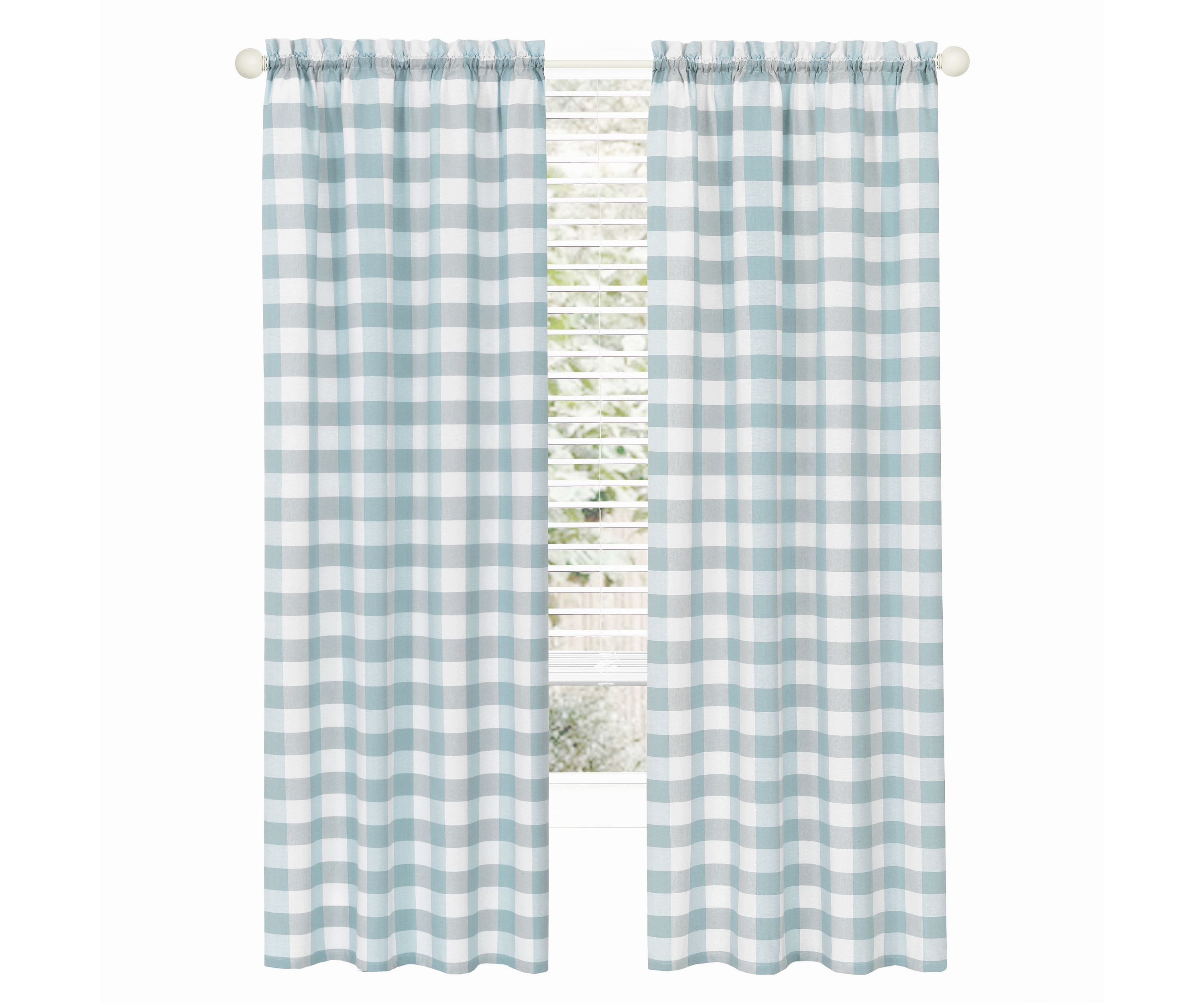 Hunter Rod Pocket Window Curtain 42"W Panel