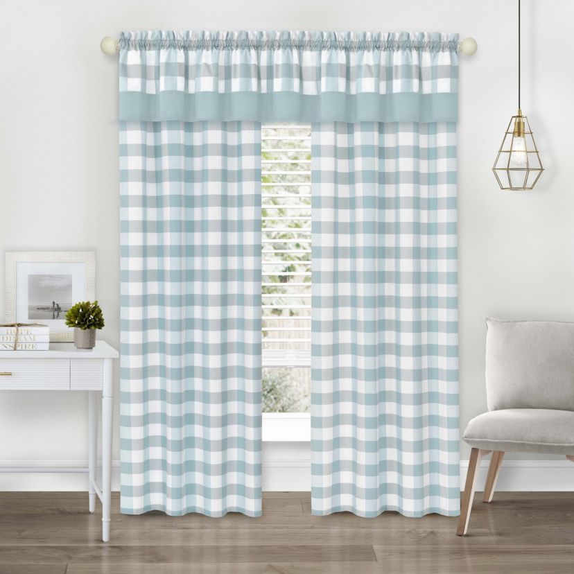 Hunter Rod Pocket Window Curtain 42"W Panel
