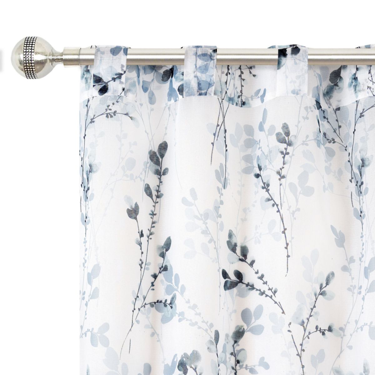 Misty Back Tab Window Curtain Panel