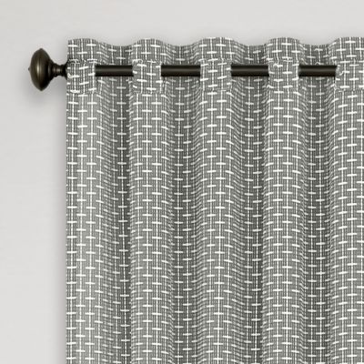 Bedford Front Tab Window Curtain Panel