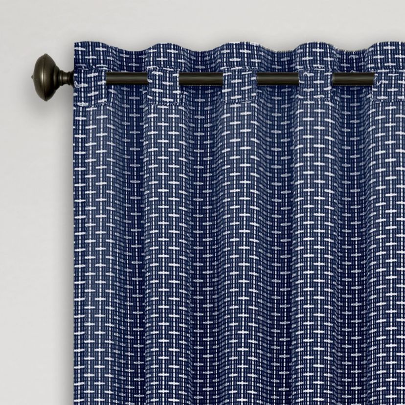Bedford Front Tab Window Curtain Panel