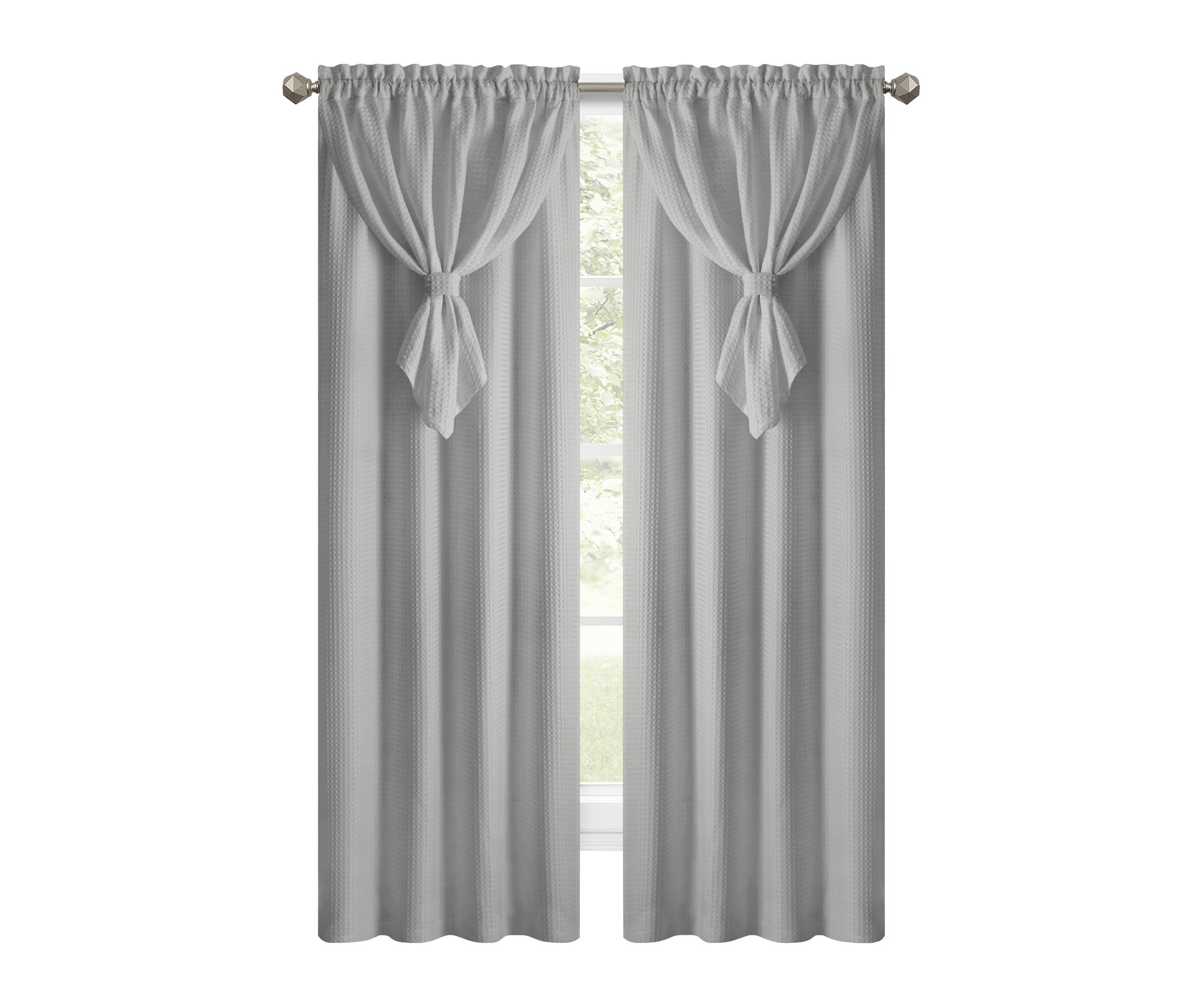 Allegra Curtain Panel and attached  Valance