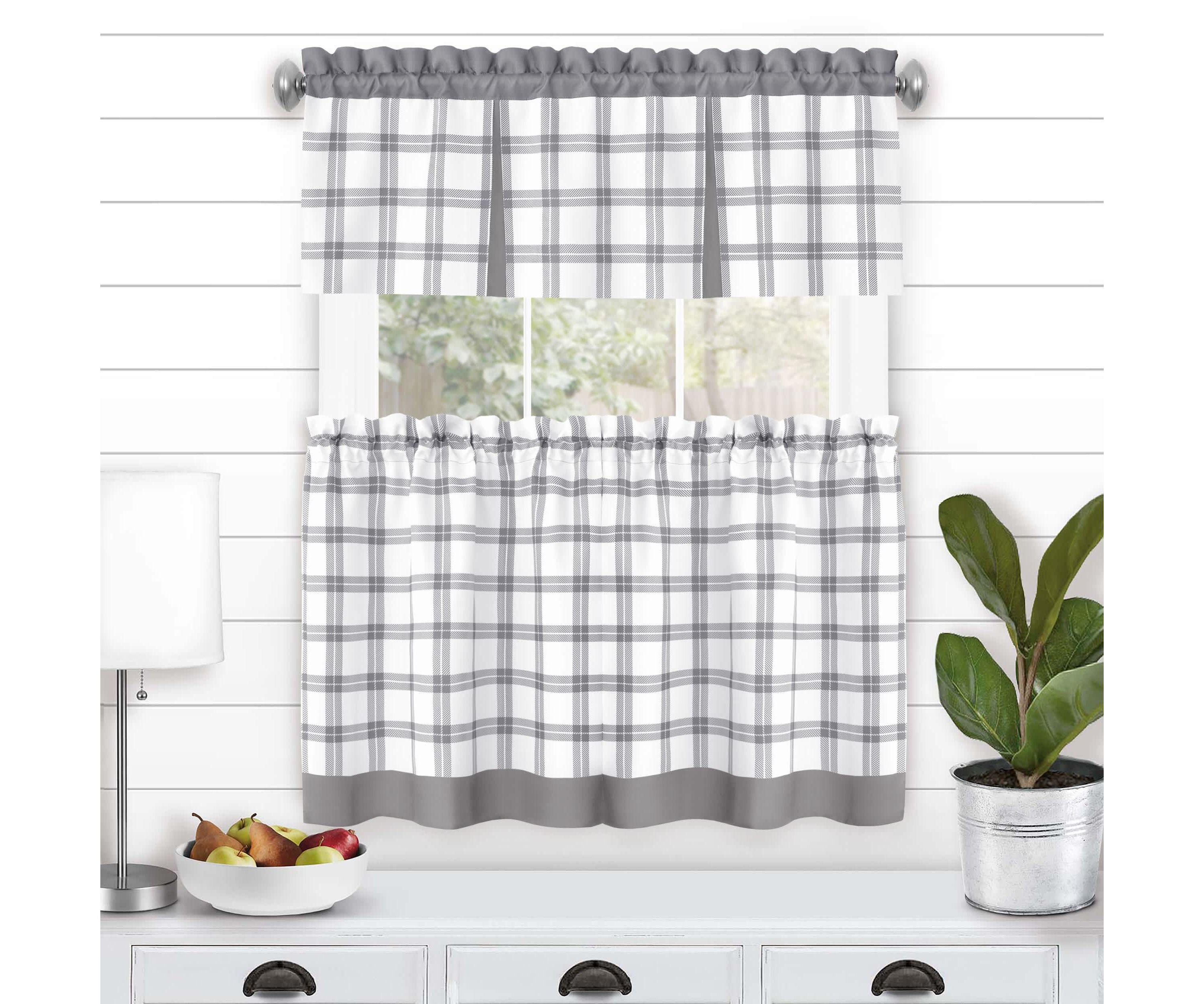 Tate Tier and Valance Window Curtain Set