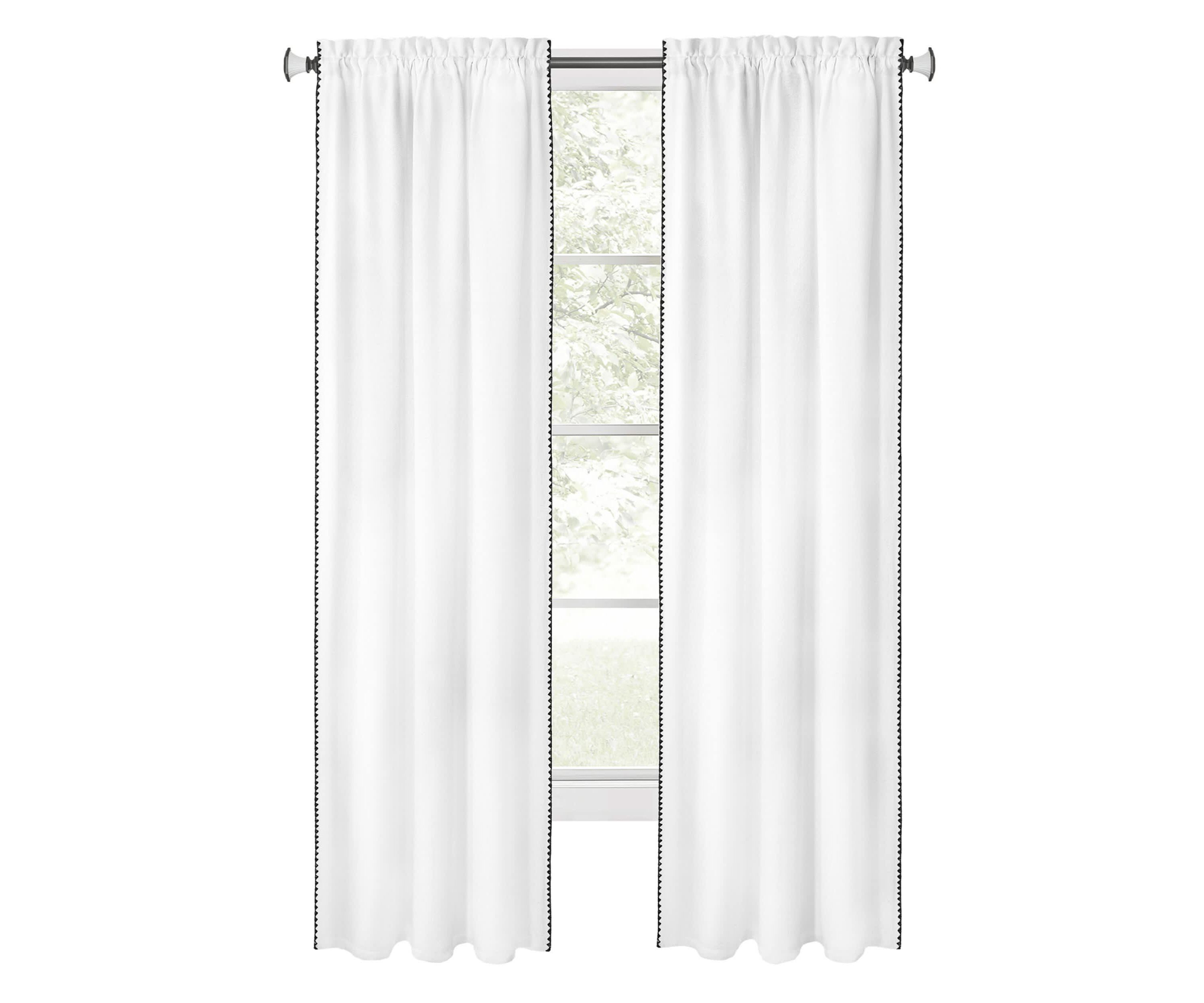 Kendal Rod Pocket Window Curtain Panel