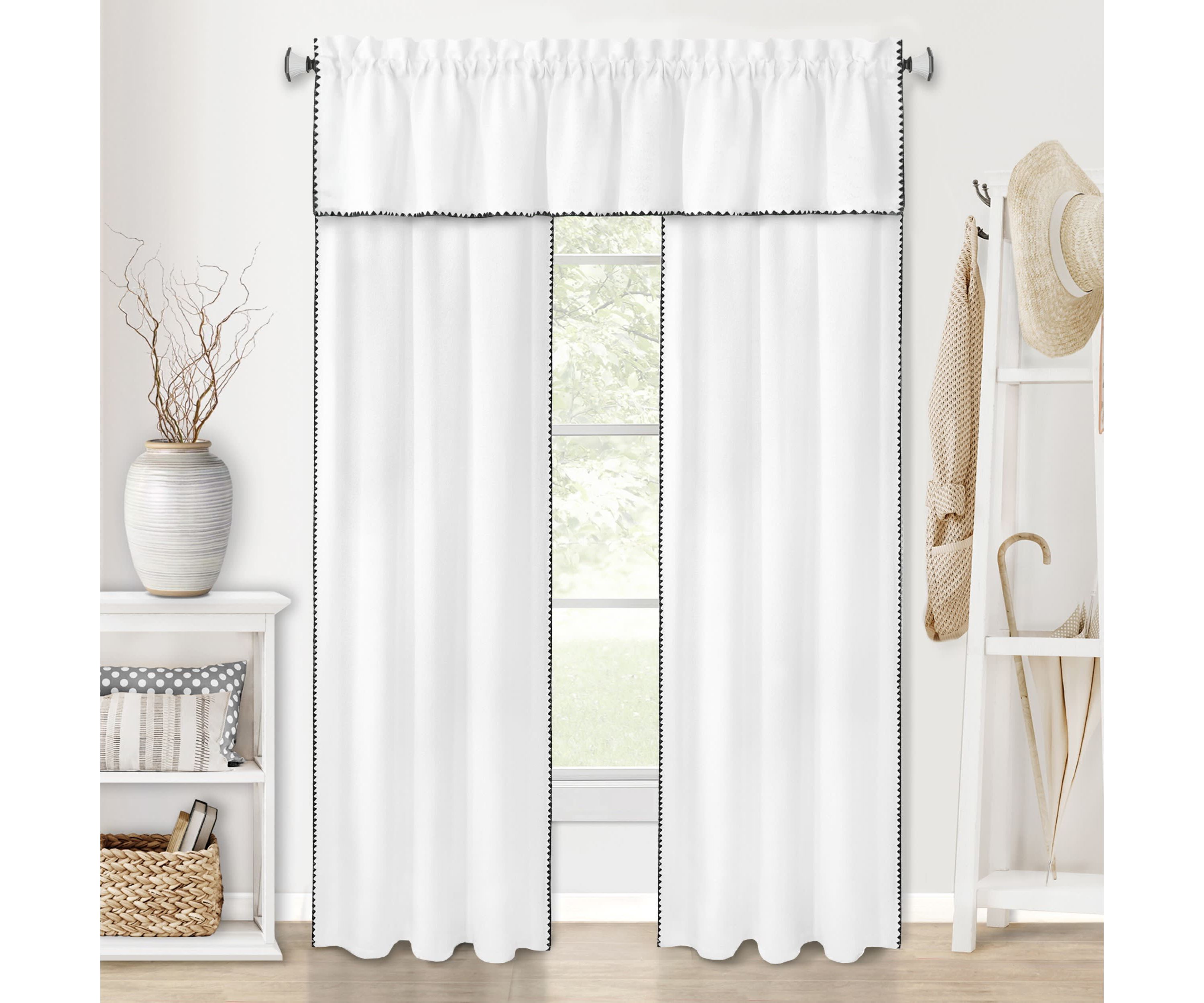 Kendal Rod Pocket Window Curtain Panel
