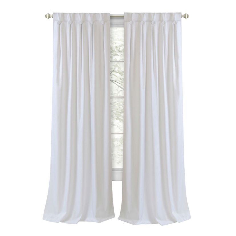 Grant Back Tab Button Pleated Blackout Panel  34x84
