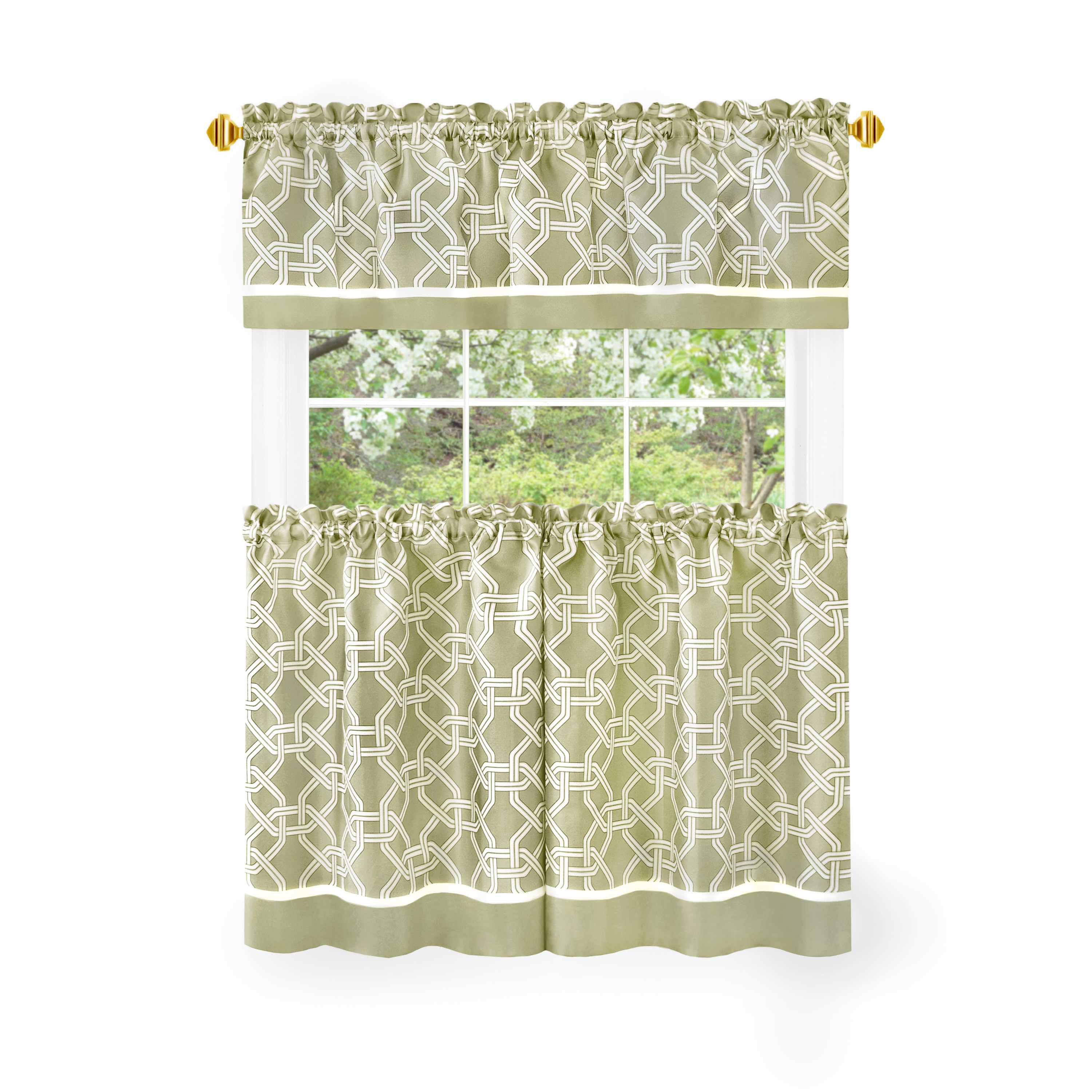 Arlington Curtain Tier and Valance Set