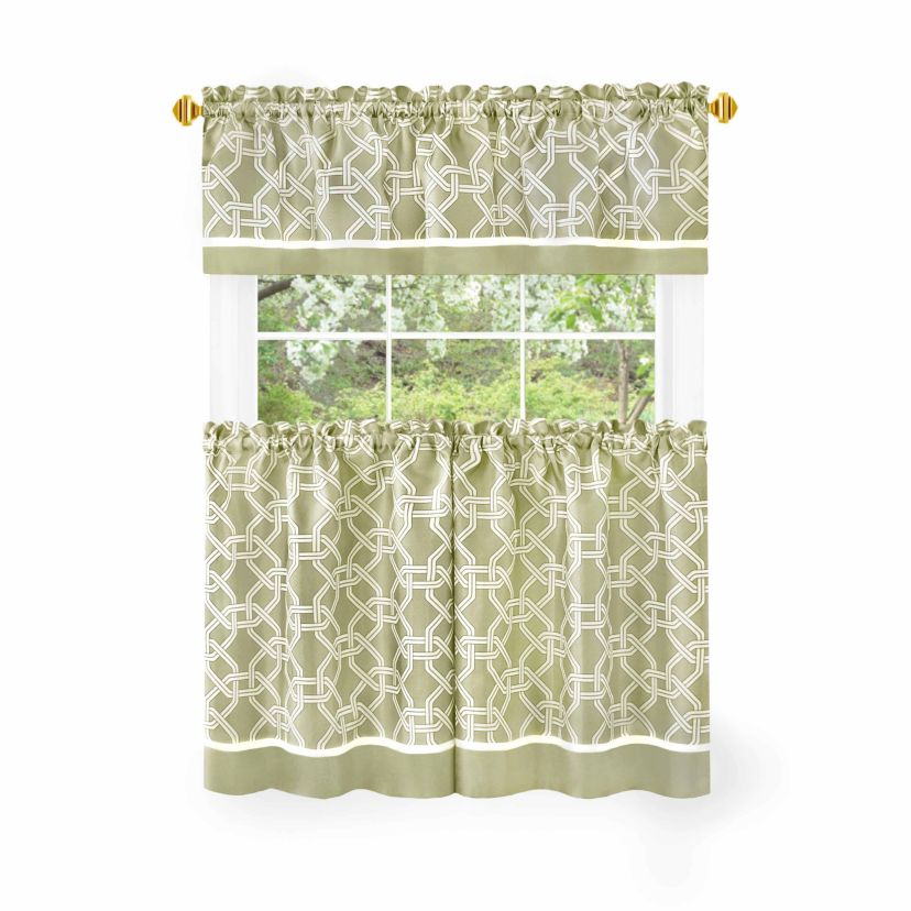Arlington Curtain Tier and Valance Set