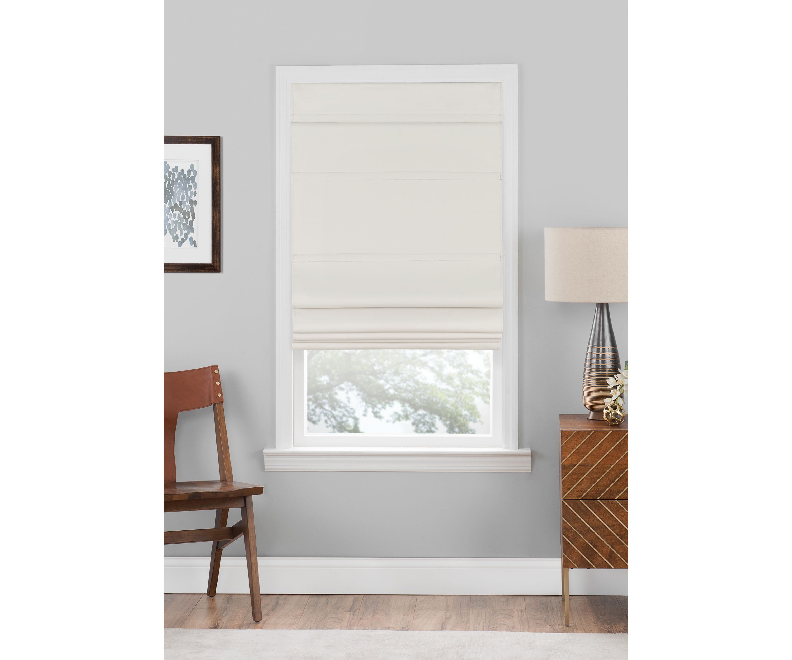Cordless Blackout Roman Window Shade Blind