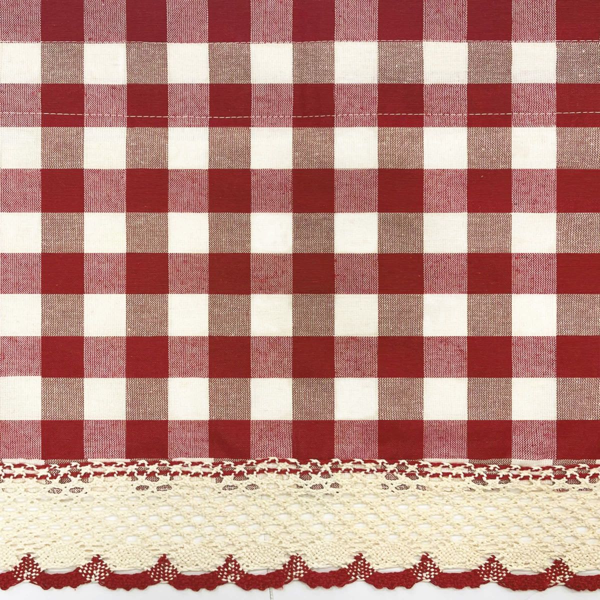 Buffalo Check Window Curtain Valance