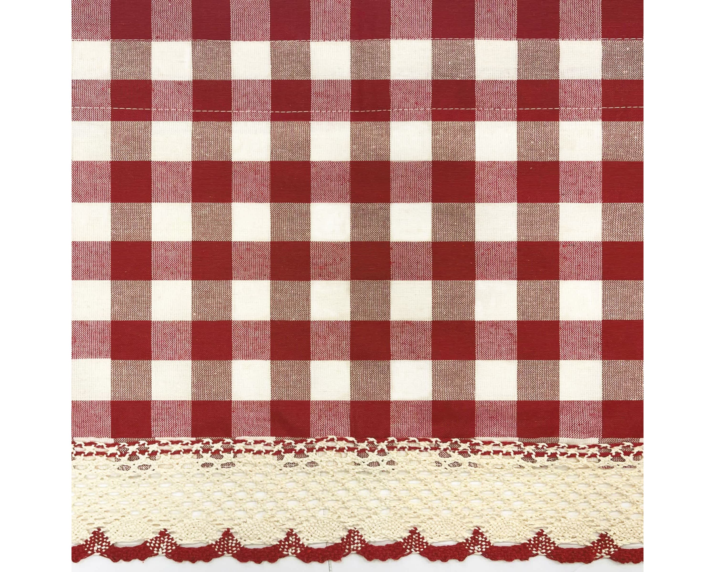 Buffalo Check Window Curtain Valance