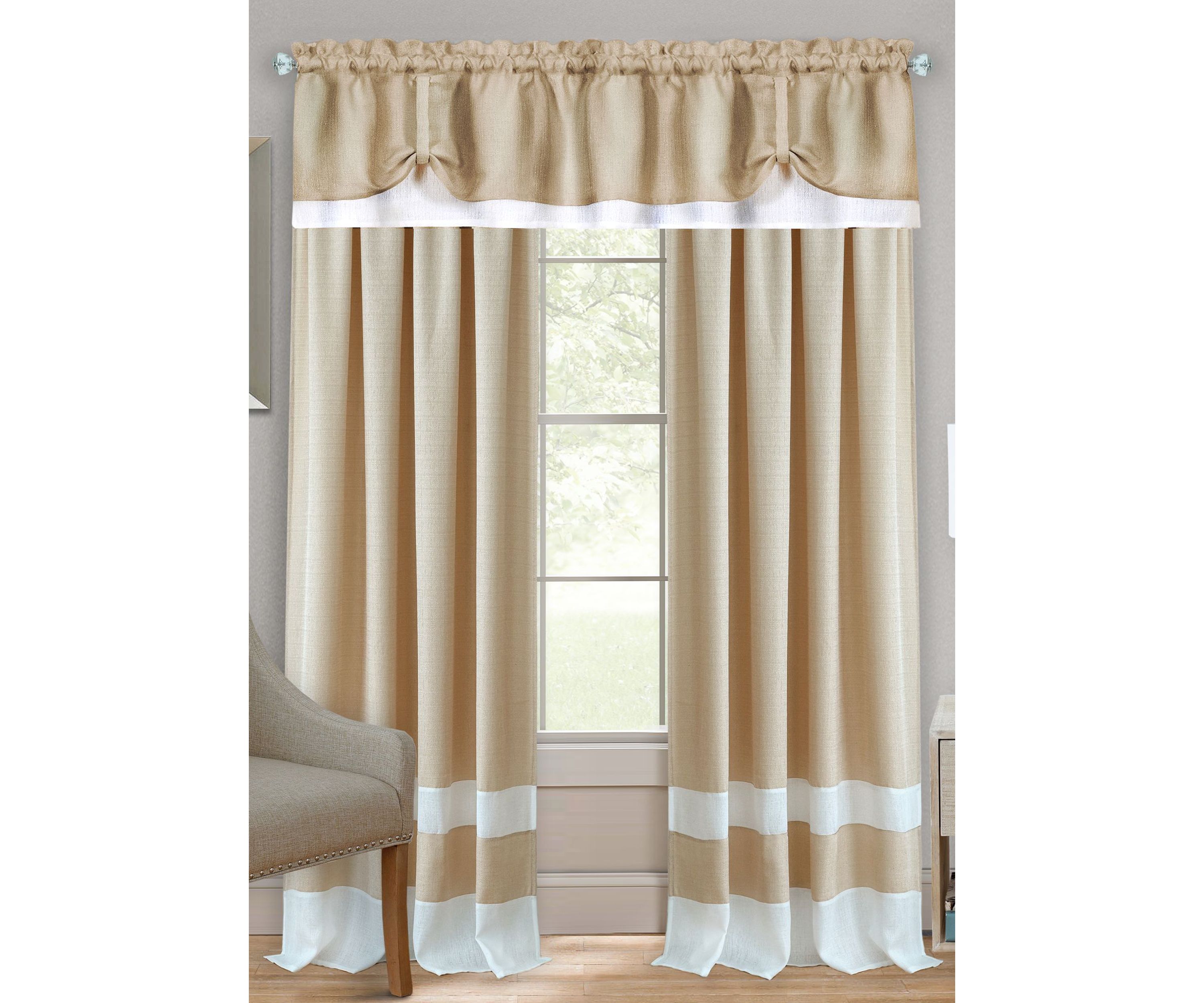 Darcy Rod Pocket Window Curtain Panel