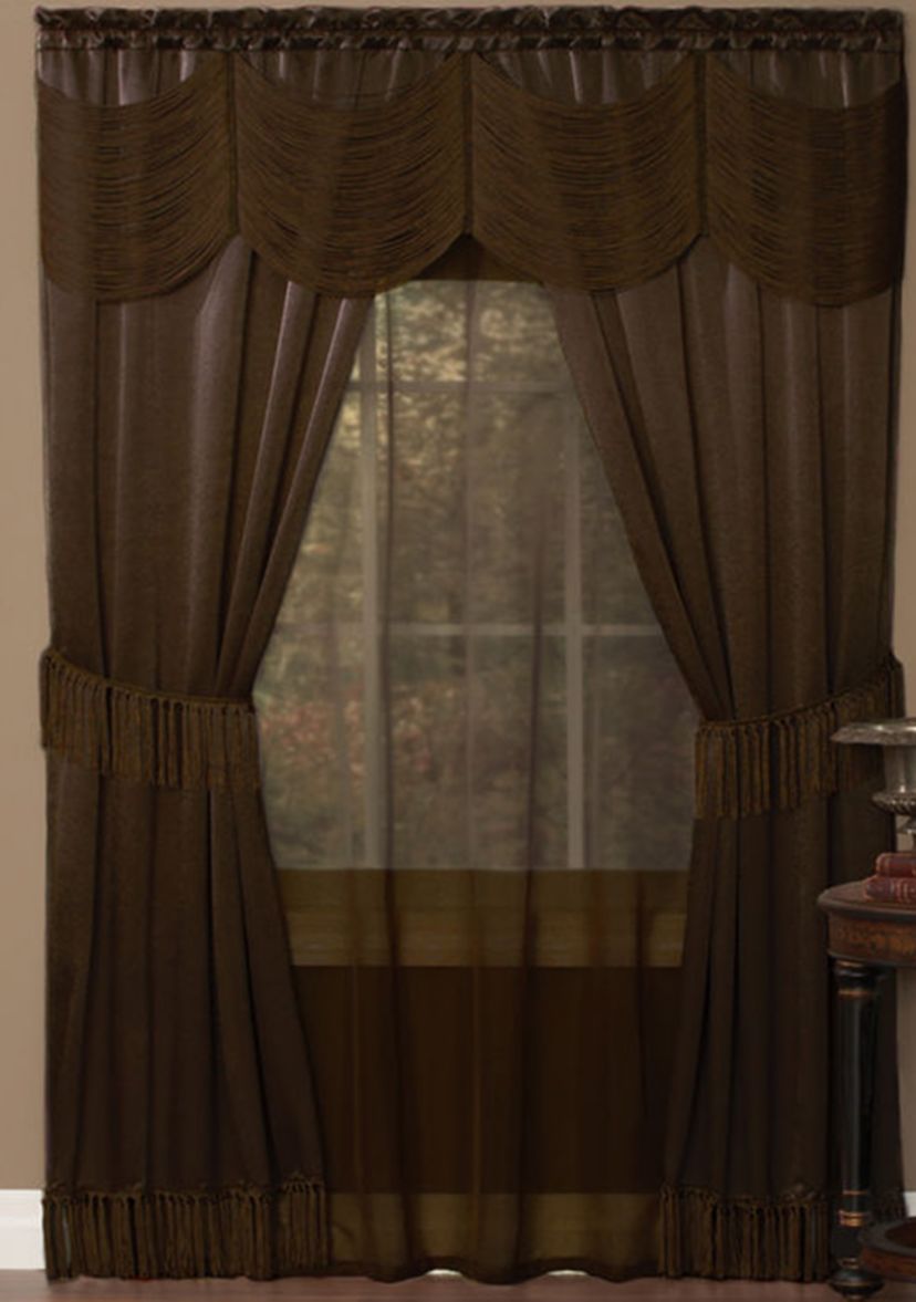 Halley 6 Piece Window Curtain Set