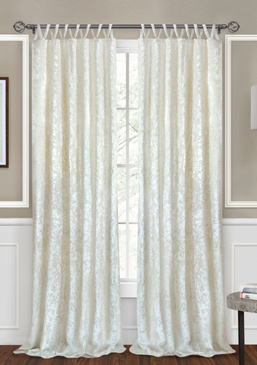 Harper Criss-Cross Window Curtain Panel