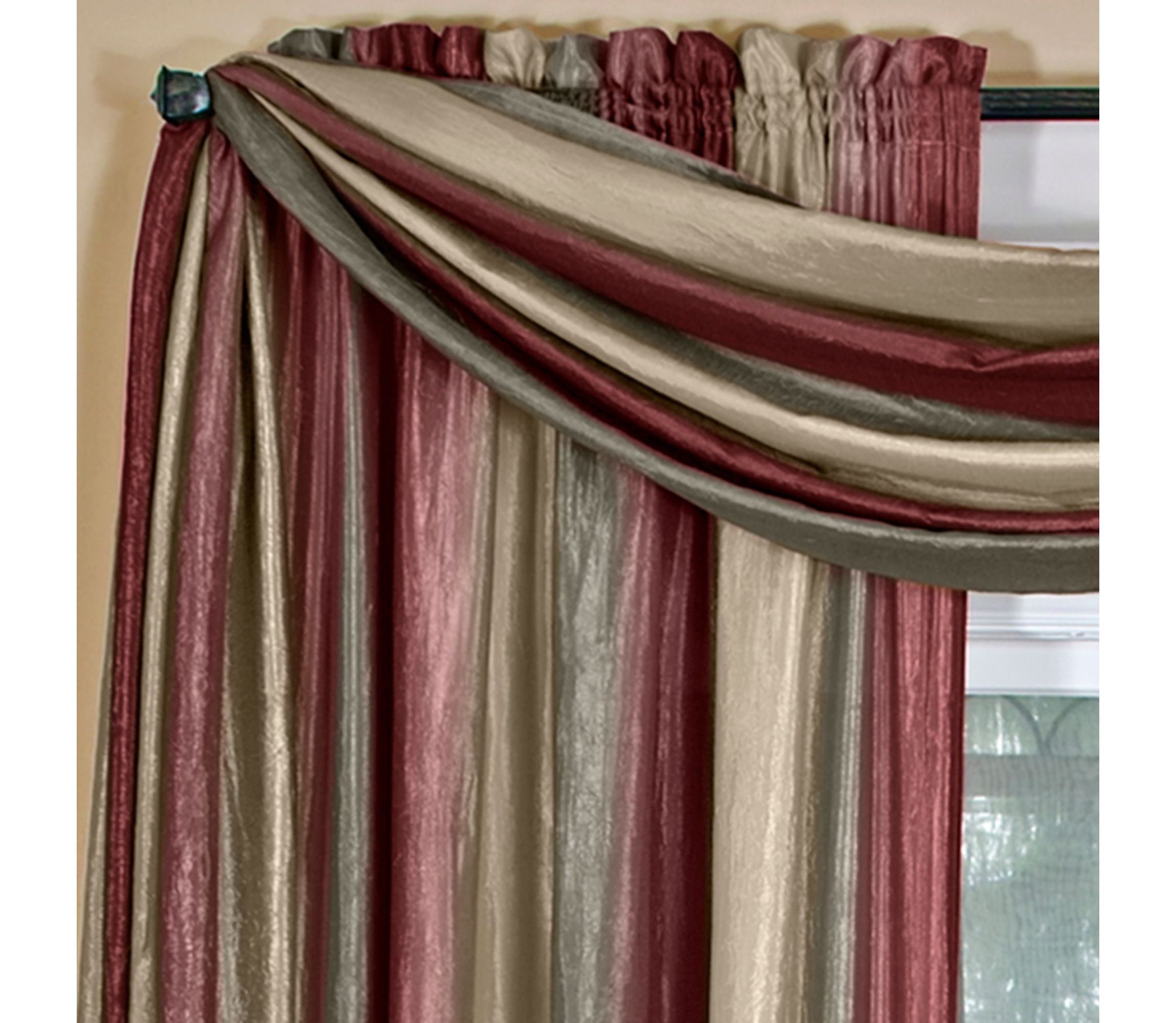 Ombré Window Curtain Scarf