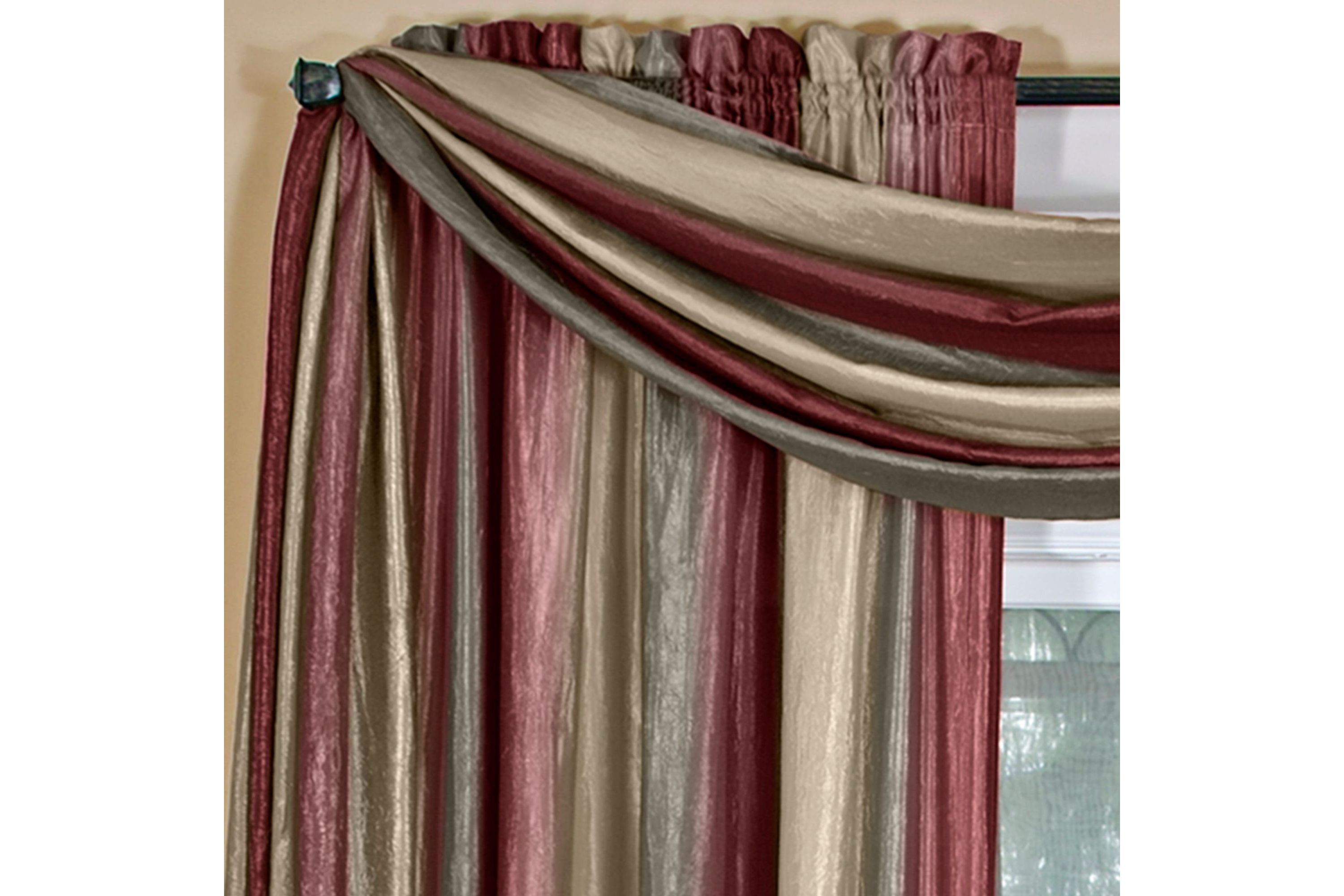 Ombré Window Curtain Scarf