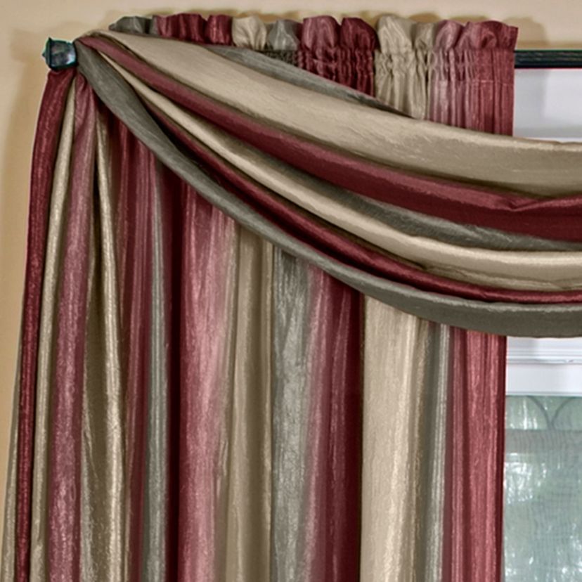 Ombré Window Curtain Scarf