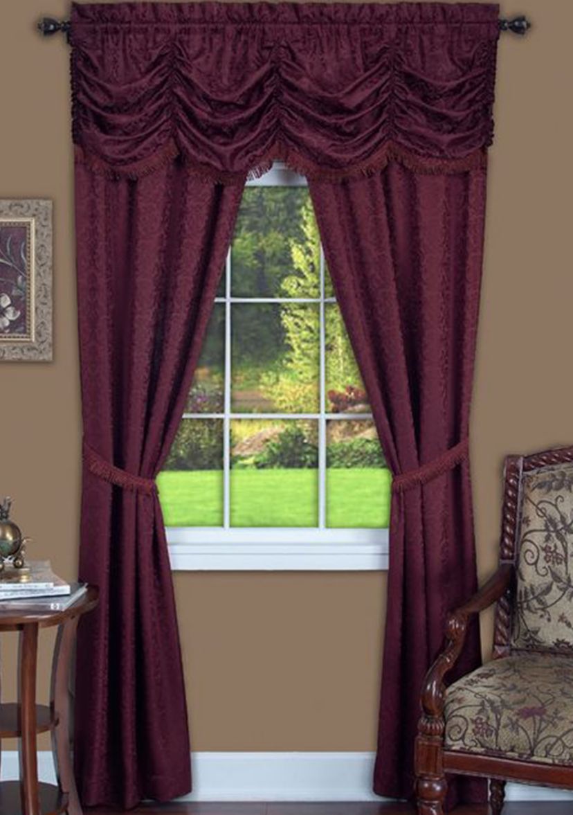 Panache 5 Piece Window Curtain Set