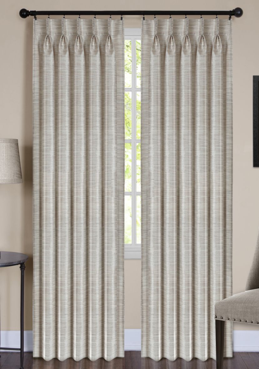 Parker Pinch Pleat Window Curtain Panel