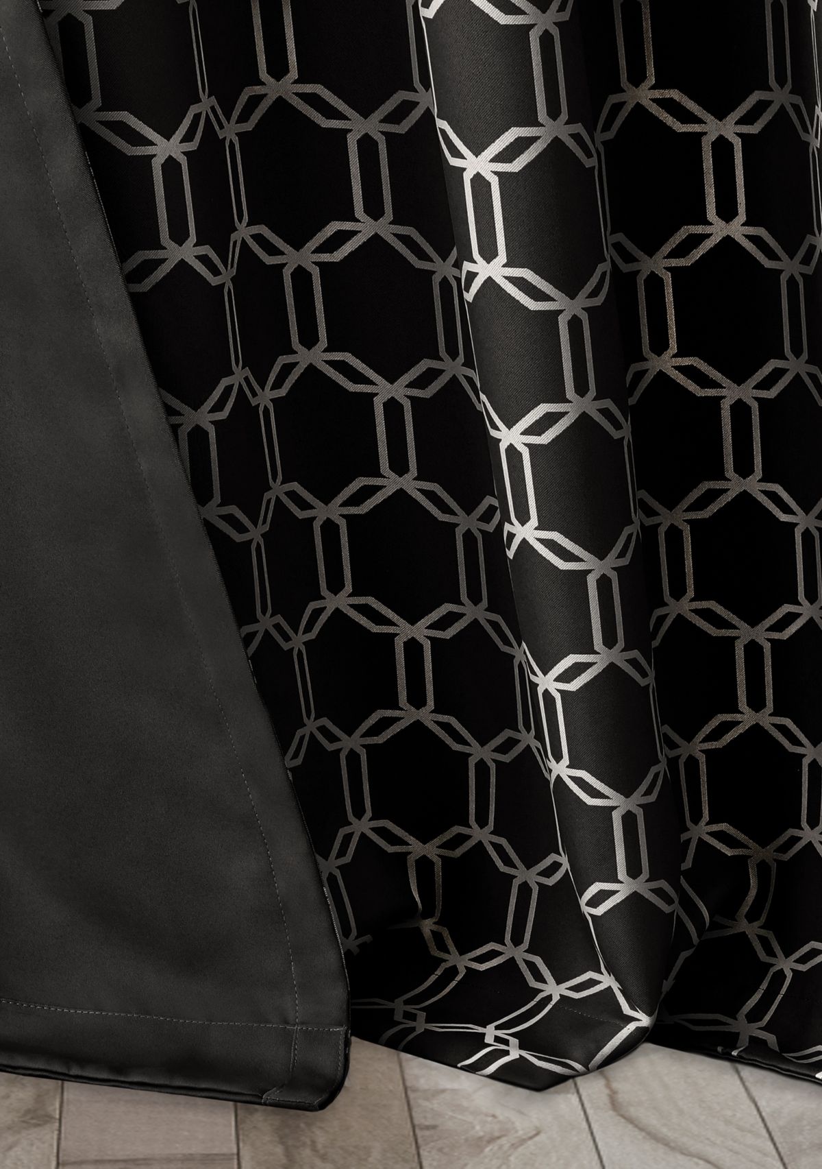 Prelude Reversible Blackout Rod Pocket Curtain Panel