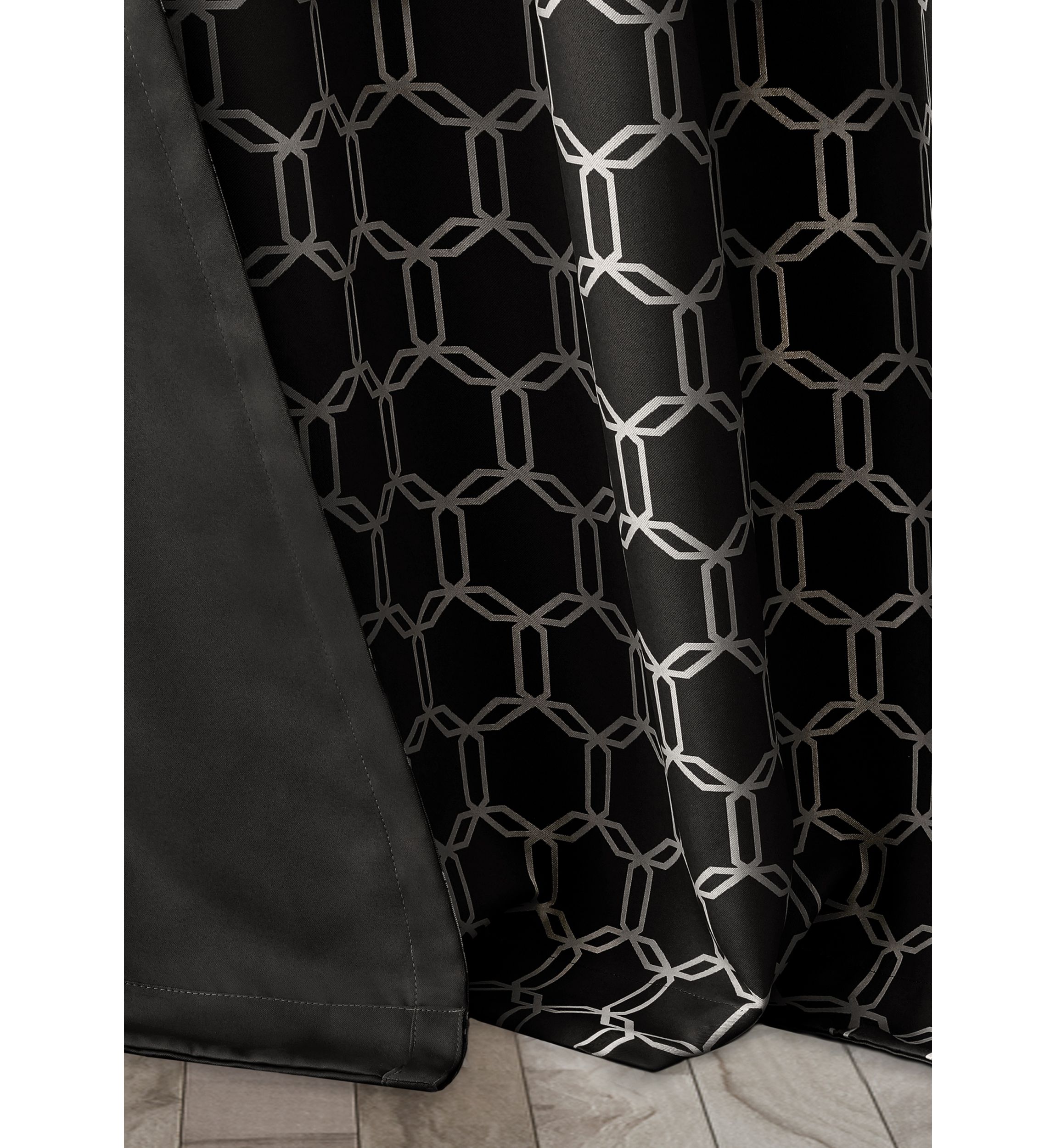 Prelude Reversible Blackout Rod Pocket Curtain Panel