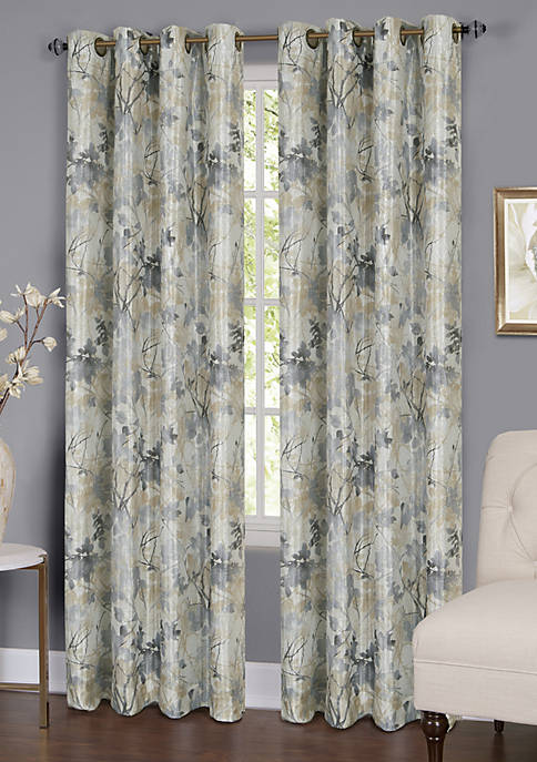 Achim Tranquil Lined Grommet Window Curtain Panel
