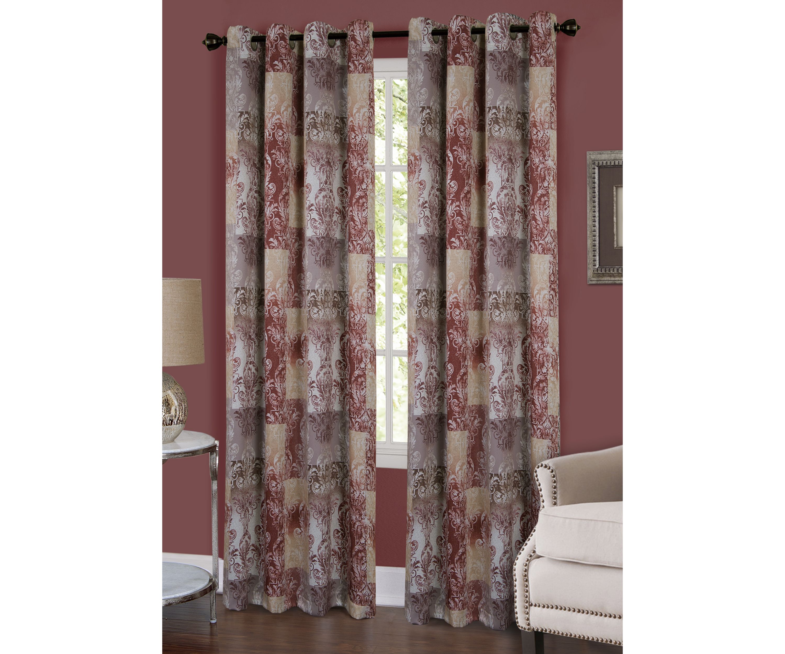 Vogue Grommet Window Curtain Panel