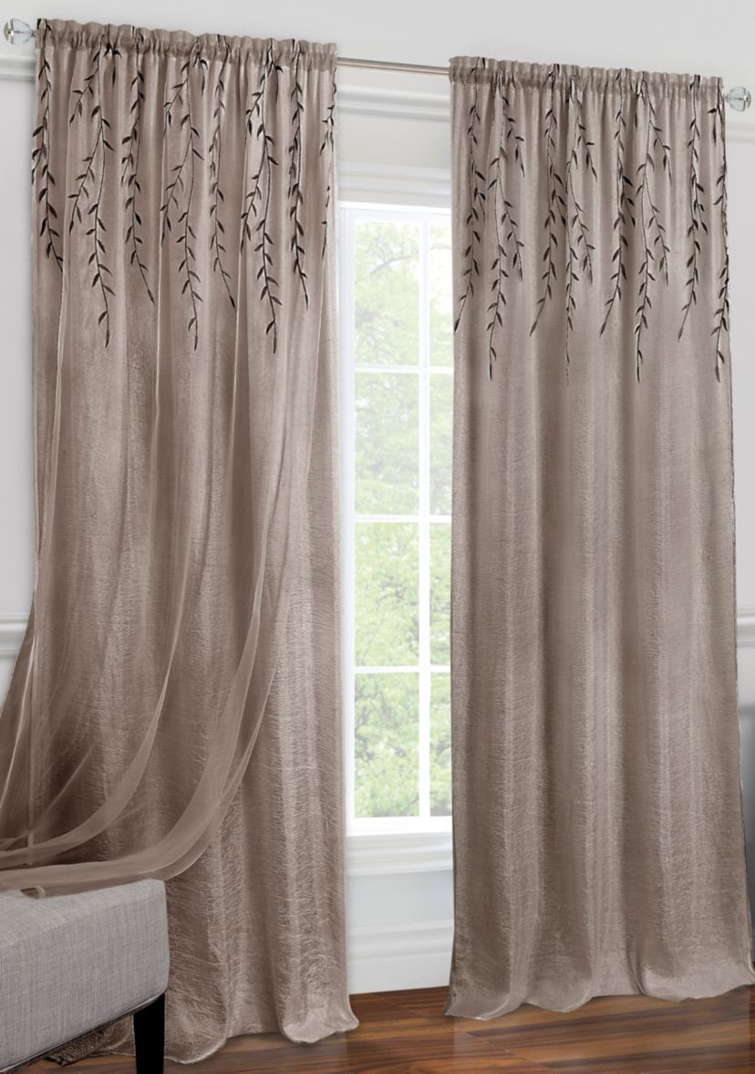 Willow Rod Pocket Window Curtain Panel