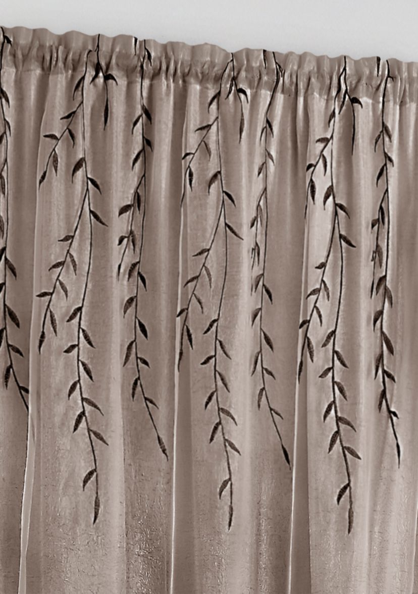 Willow Rod Pocket Window Curtain Panel