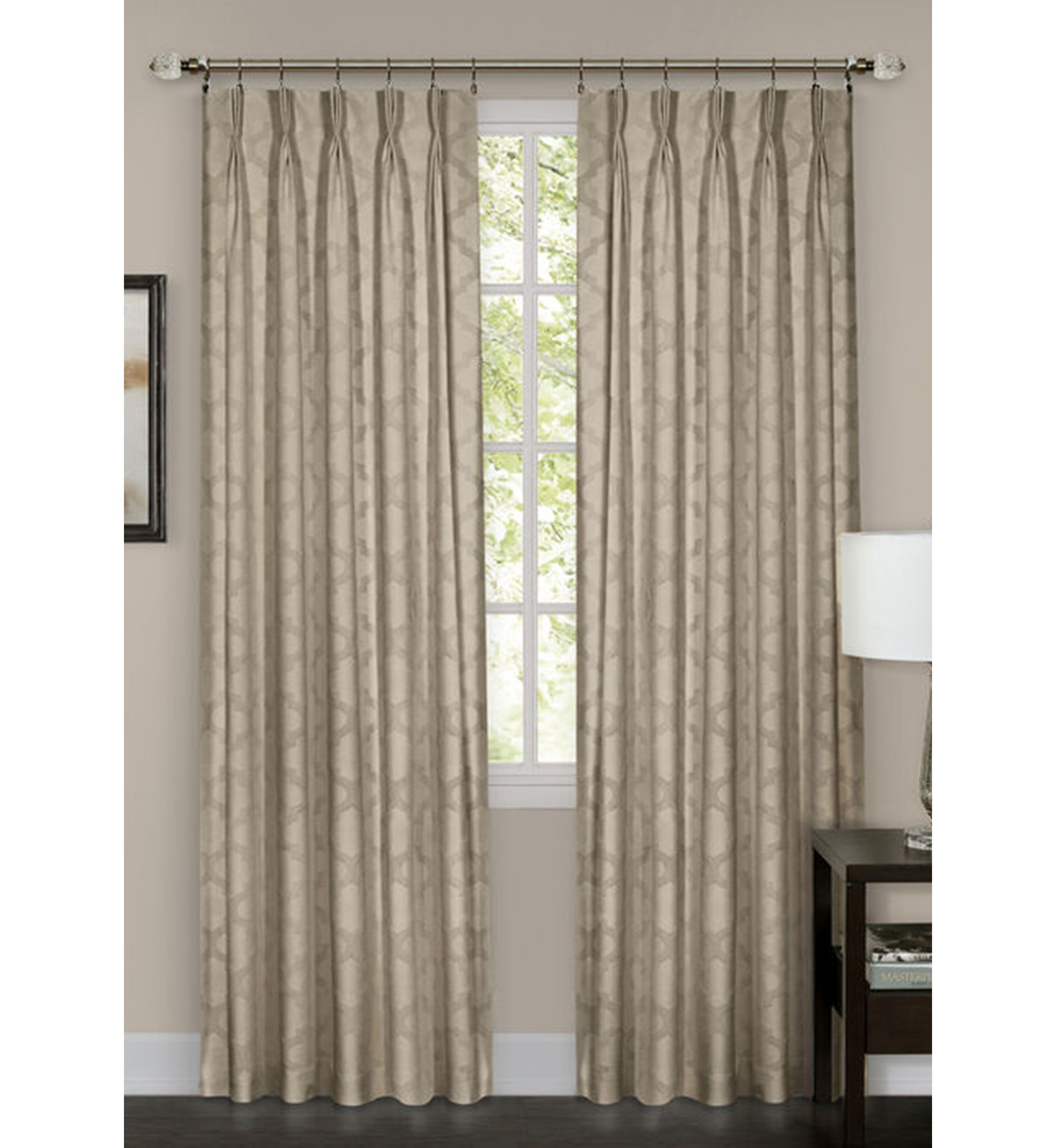 Windsor Pinch Pleat Window Curtain Panel
