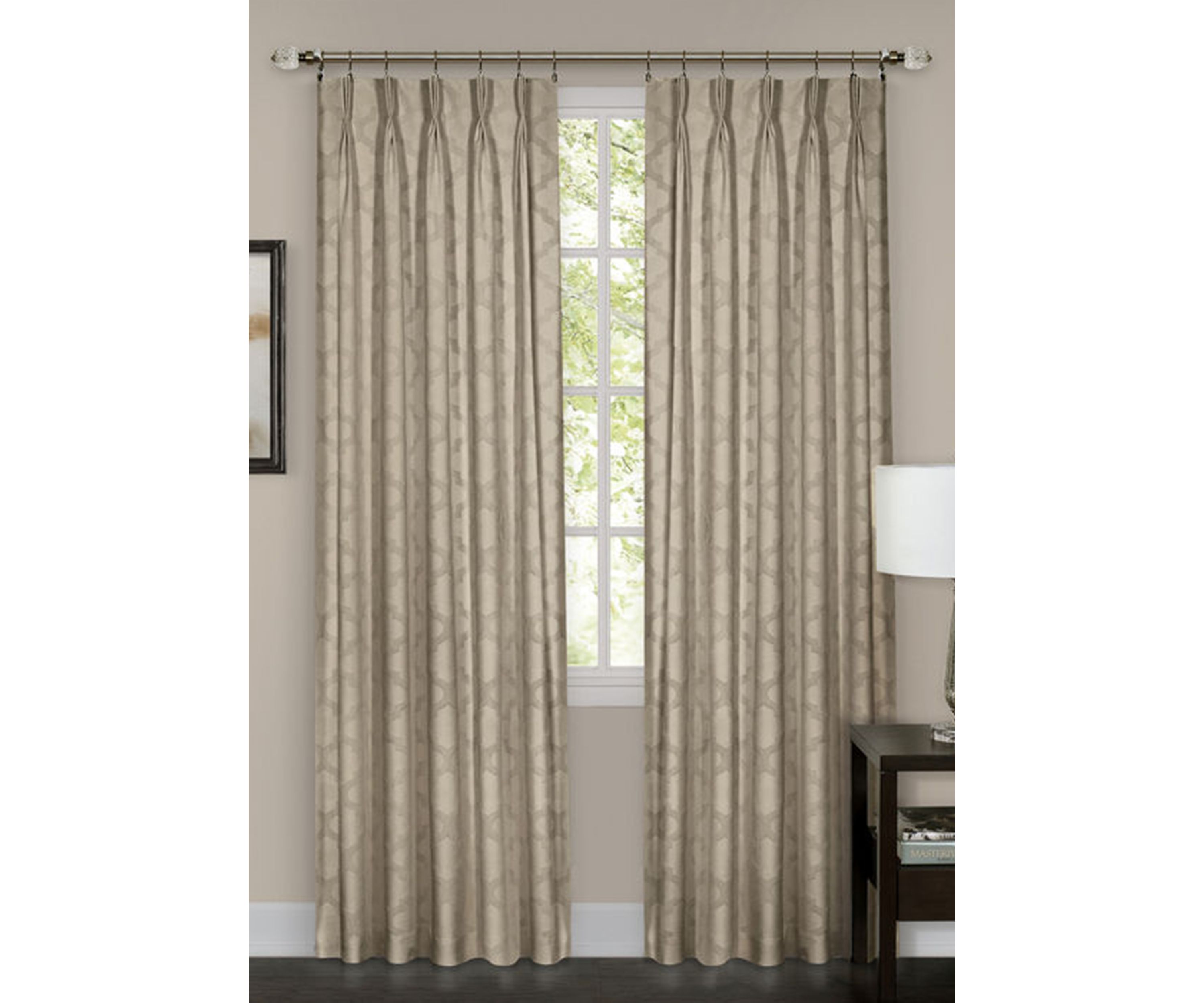 Windsor Pinch Pleat Window Curtain Panel