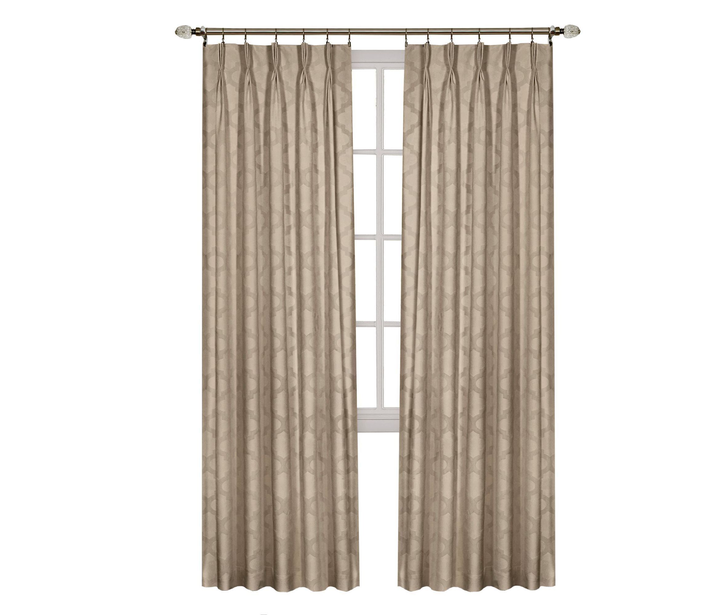 Windsor Pinch Pleat Window Curtain Panel