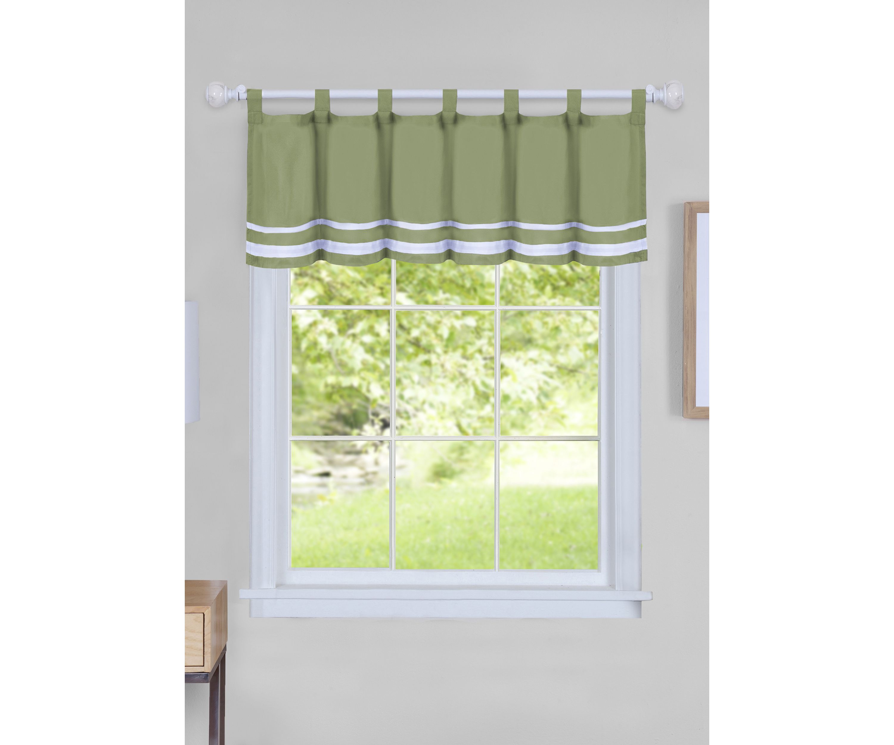Dakota Window Curtain Valance - 58" x 14" 