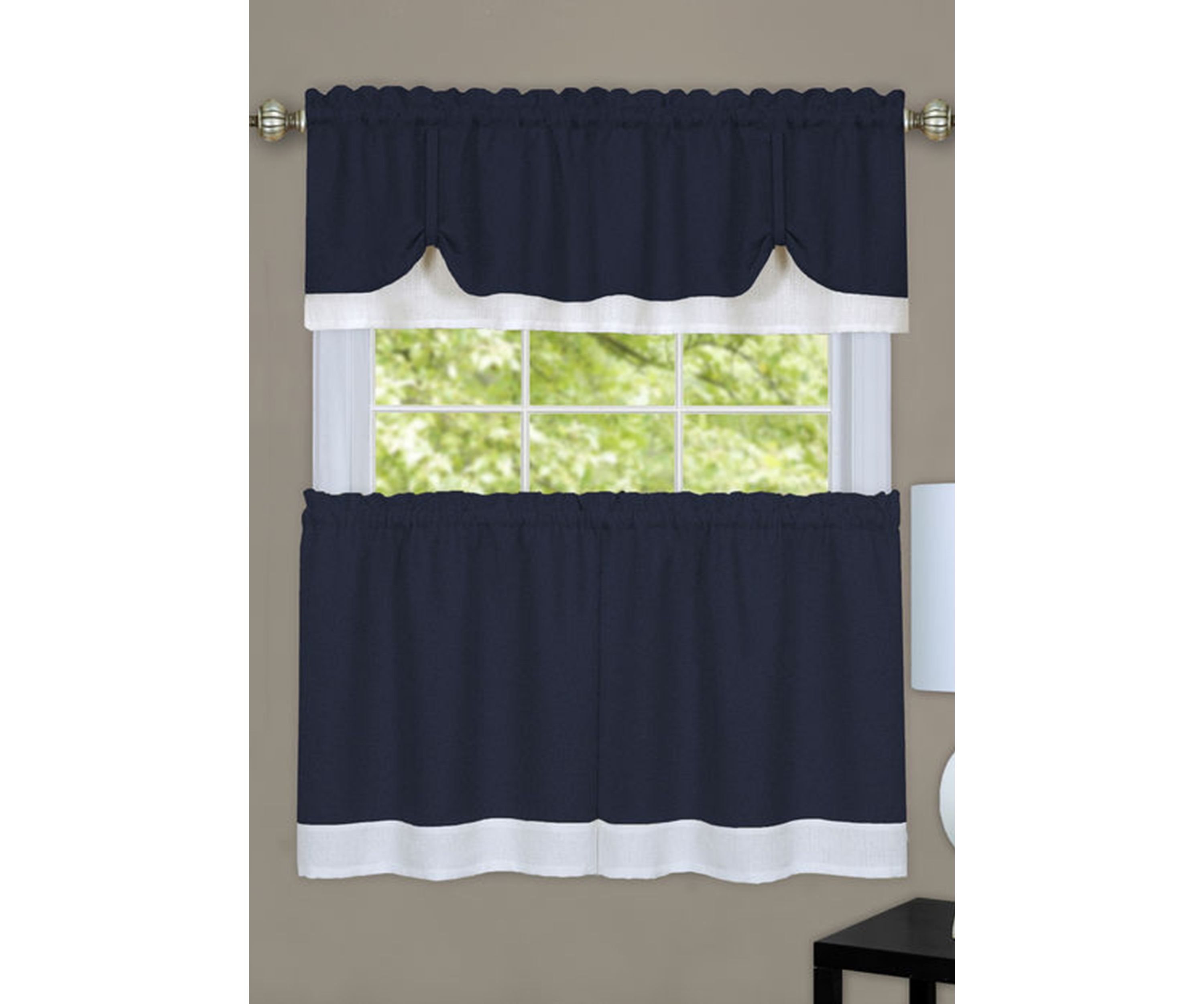 Darcy Window Curtain Tier and Valance Set