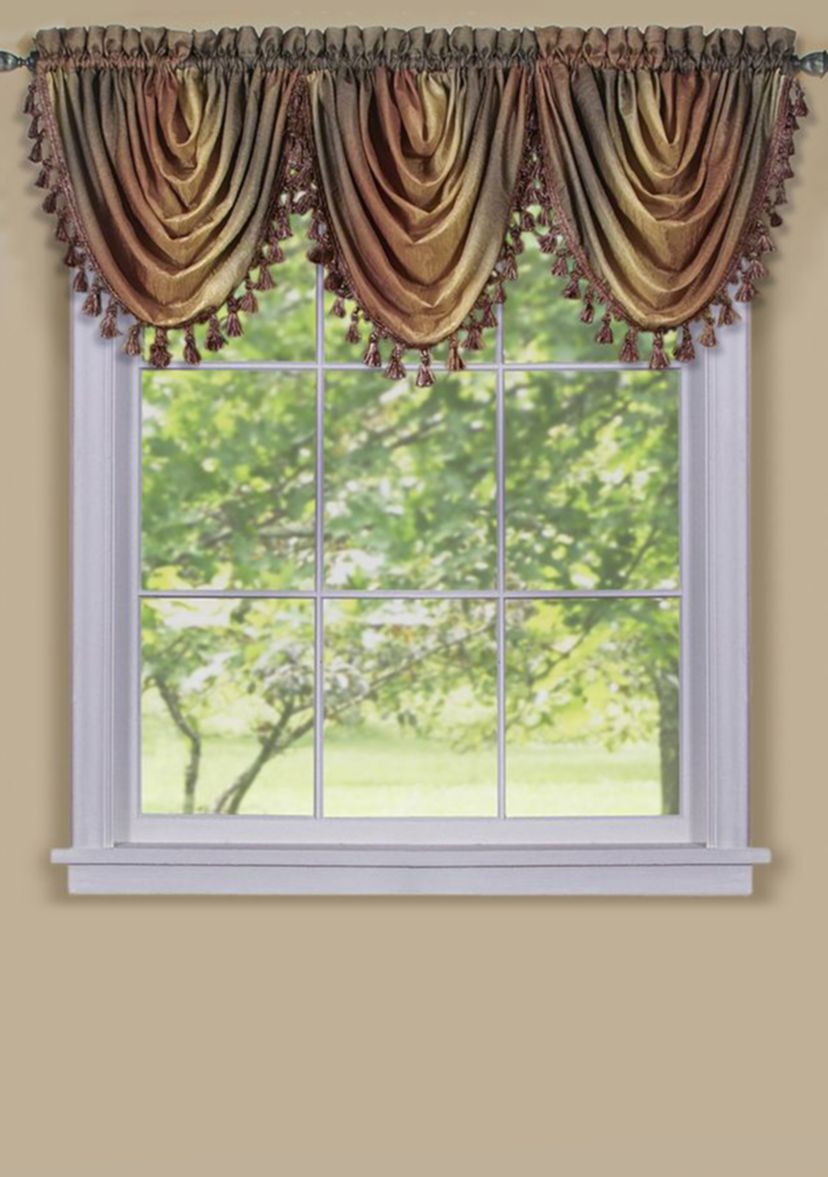 Ombré Waterfall Valance