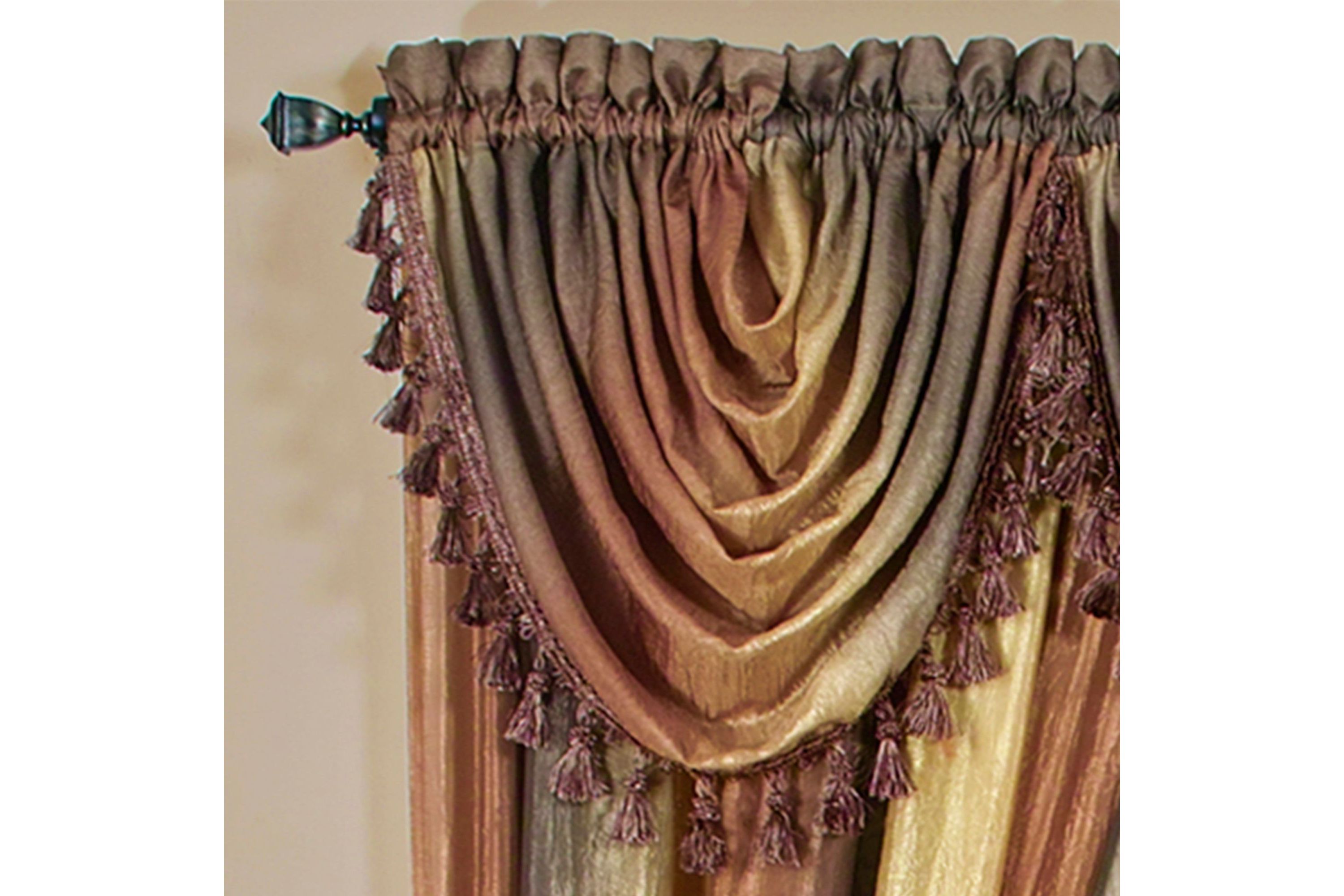 Ombré Waterfall Valance
