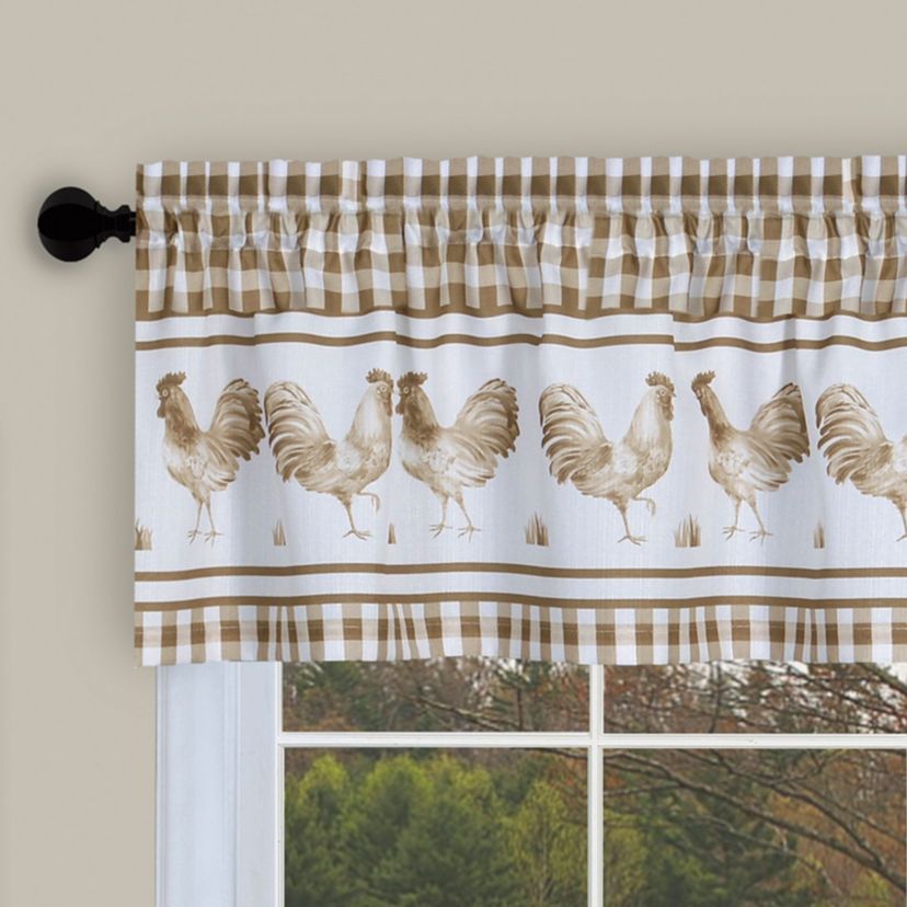 Barnyard Window Curtain Tier Pair and Valance Set