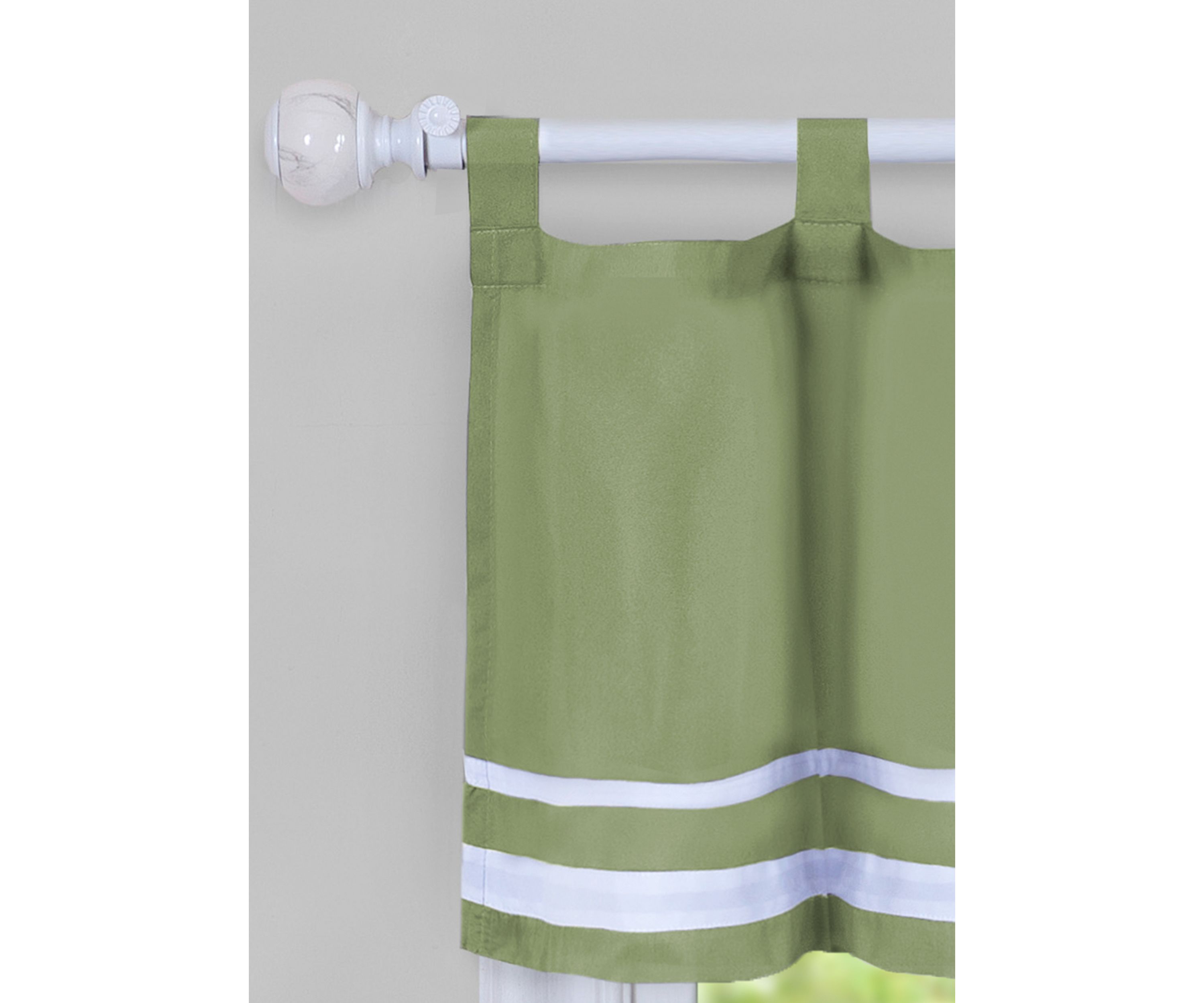 Dakota Window Curtain Tier Pair and Valance Set