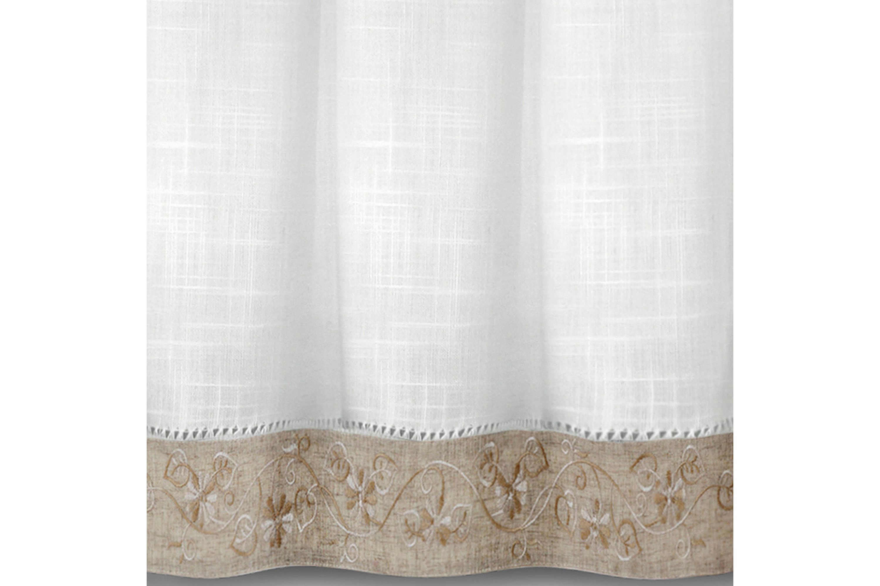 Oakwood 58" x 24" Window Curtain Tier Pair
