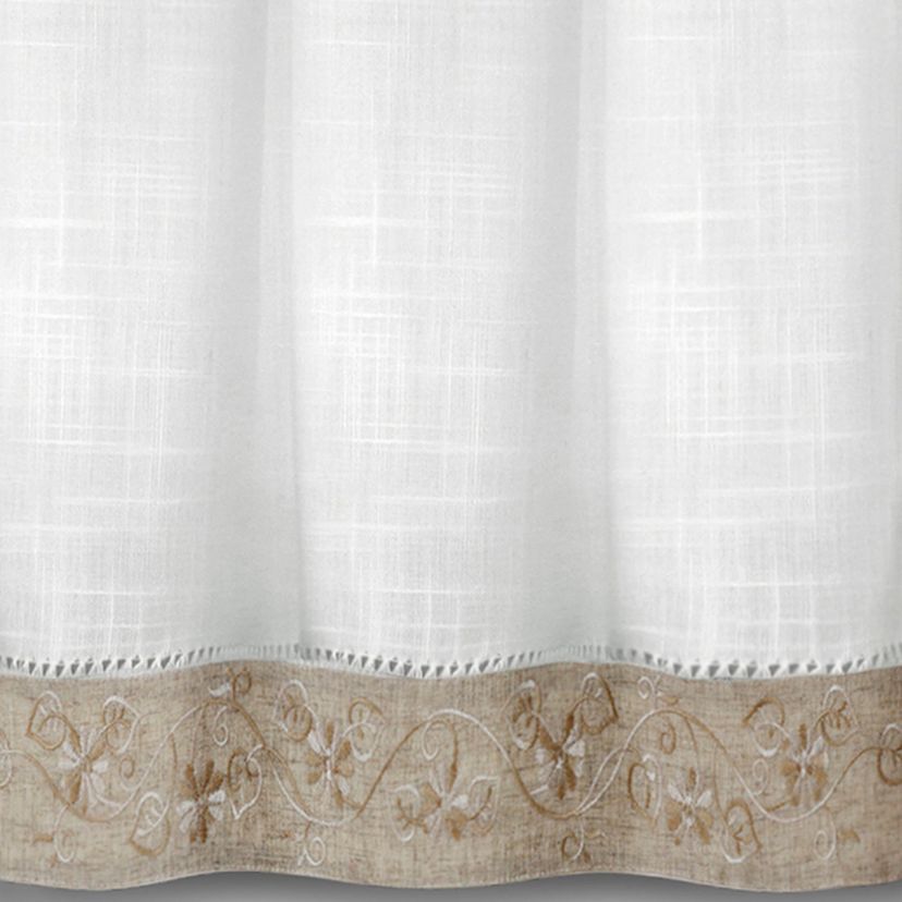 Oakwood 58" x 24" Window Curtain Tier Pair