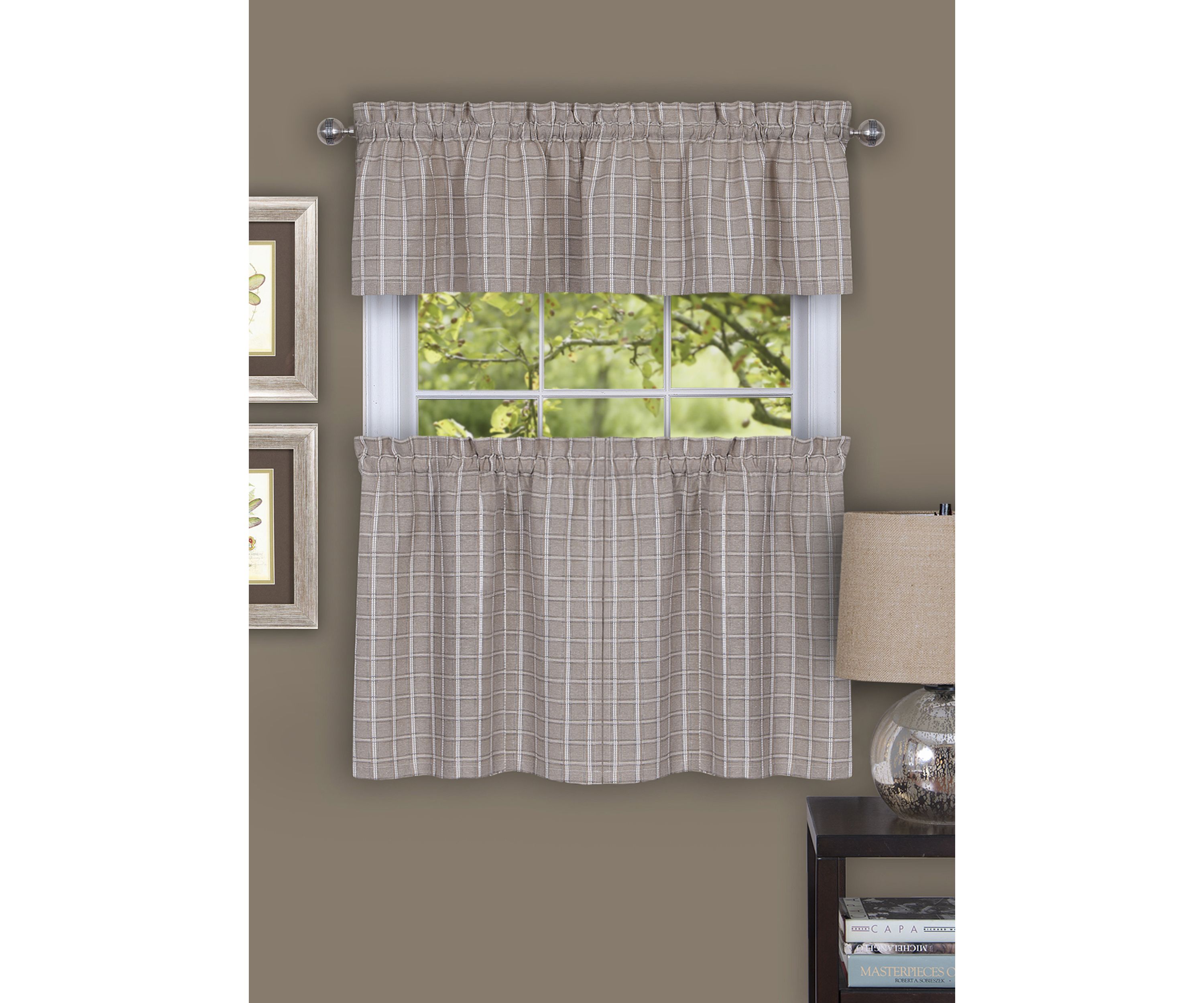 Sydney Window Curtain Tier Pair