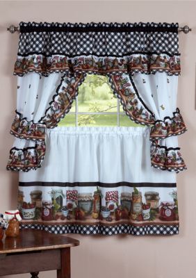 Mason Jars Window Curtain Set