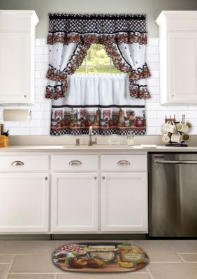 Mason Jars Window Curtain Set