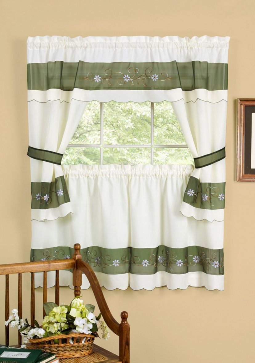 Berkshire Embellished Cottage Window Curtain Set