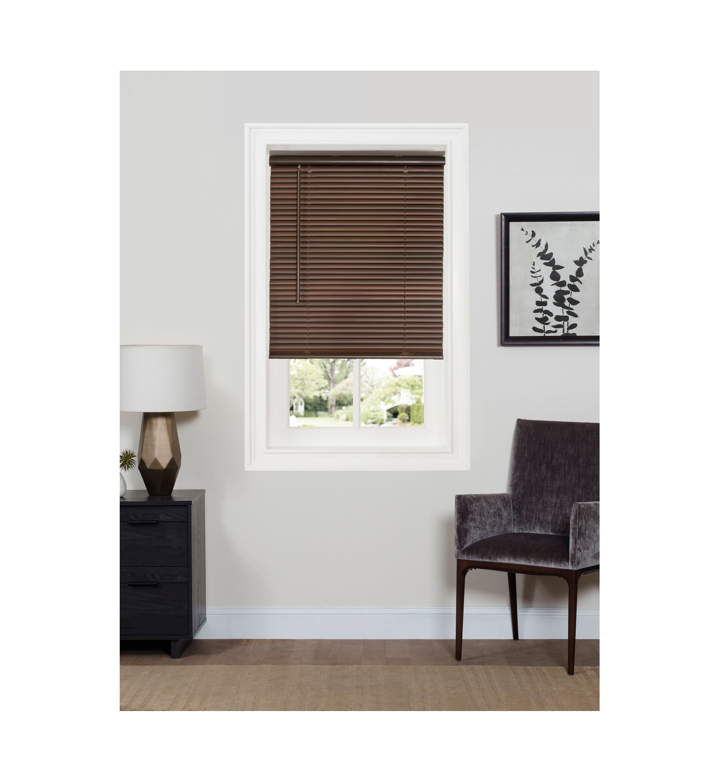 Cordless GII Deluxe Sundown 1" Room Darkening Mini Blind