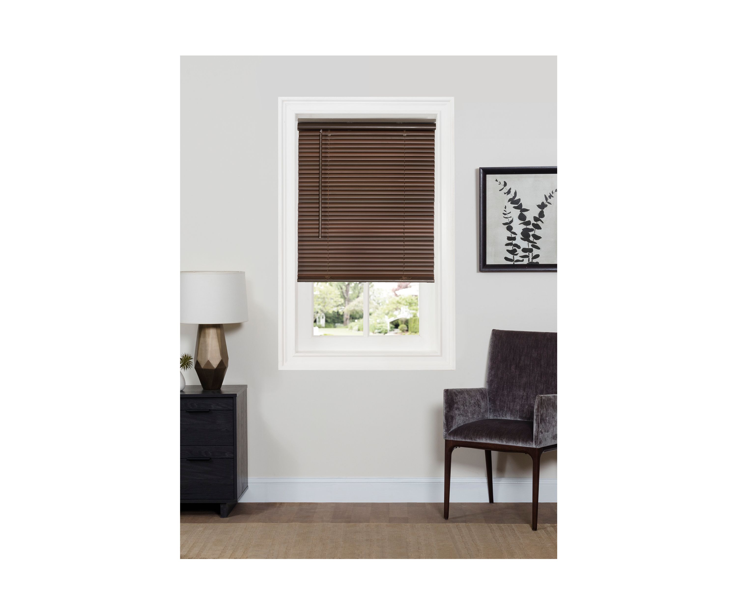 Cordless GII Deluxe Sundown 1" Room Darkening Mini Blind