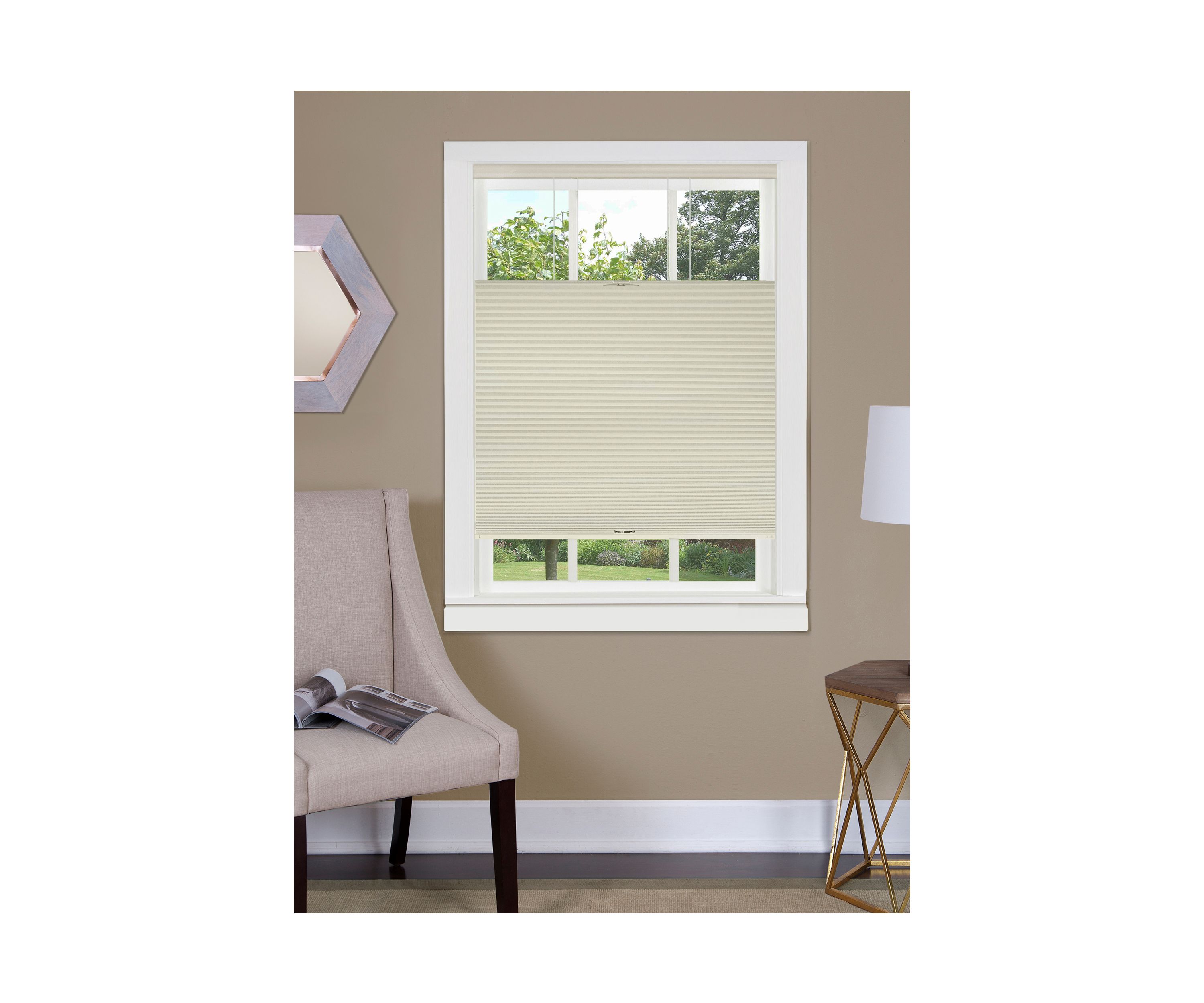 Top Down-Bottom Up Cordless Honeycomb Cellular Shade